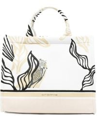 Cromia - Jungle Noir Animal-Print Tote Bag - Lyst