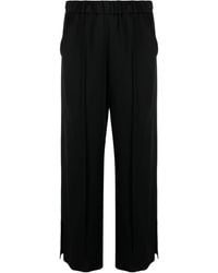 Jil Sander - Elasticated Waistband Wide-Legged Trousers - Lyst