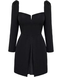 POST MERIDIEM - Long-Sleeve A-Line Mini Dress - Lyst