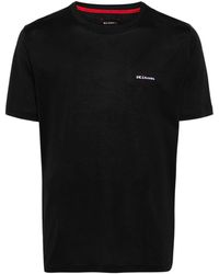 Kiton - T-shirt en coton à logo brodé - Lyst