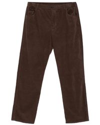 Private 0204 - Corduroy Straight-Leg Trousers - Lyst