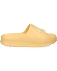 Lacoste - Serve Logo-Strap Slides - Lyst