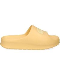 Lacoste - Serve Logo-Strap Slides - Lyst