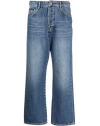 Philipp Plein - Iconic Plein Wide-Leg Jeans - Lyst