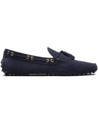 Car Shoe - Tassel-Detail Suede Boat Shoes - Lyst