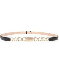 Ferragamo - Gancini Extendable Leather Belt - Lyst