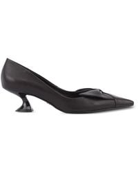 Lola Cruz - Manuela Bow-Detail Pointed-Toe Pumps - Lyst