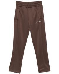 Palm Angels - Pantalon De Jogging À Logo Brodé Et Rayures Latérales - Lyst