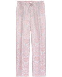 Dries Van Noten - Broek Met Jacquard - Lyst