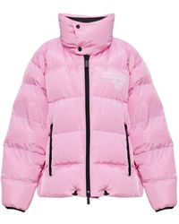 DSquared² - Down Jacket With Printed Logo - Lyst