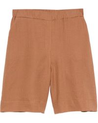 Gran Sasso - Linnen Shorts - Lyst