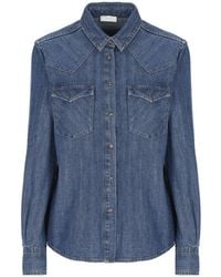 Peserico - Chemise À Boutonnière - Lyst