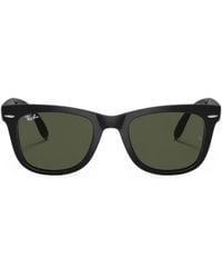 Ray-Ban - Folding Wayfarer Square-Frame Sunglasses - Lyst
