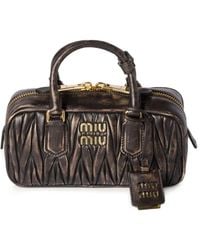 Miu Miu - Sac Matelassé Arcadie En Cuir Nappa - Lyst