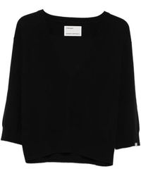 Extreme Cashmere - Pearl V-Neck Three-Quarter-Sleeve Sweater - Lyst
