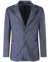 L.B.M. 1911 - Herringbone Single-Breasted Blazer - Lyst