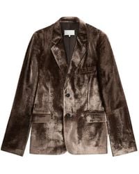 Maison Margiela - Velvet Blazer - Lyst