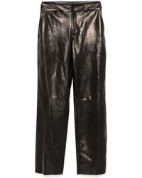 Salvatore Santoro - Leather Trousers - Lyst