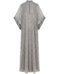 Gemy Maalouf - Sequin-Embellishment Maxi Dress - Lyst