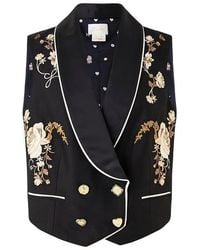 CAMILLA - Flamenco Folklore Floral-Embroidered Waistcoat - Lyst