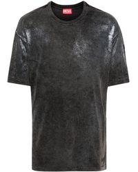 DIESEL - T-shirt T-Buxt à effet délavé - Lyst