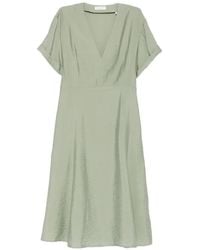 Marc O' Polo - V-Neck Midi Dress - Lyst