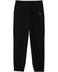 Burberry - Wool Blend Track Pants - Lyst