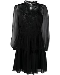 Alberta Ferretti - Abito Semi Trasparente - Lyst