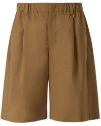 Laminar - Elastic Waist Bermuda Shorts - Lyst