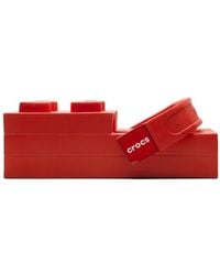 Crocs™ - X Lego Mules Brick À Design Embossé - Lyst