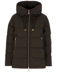 Moorer - Gadia-Stp Quilted Hooded Jacket - Lyst