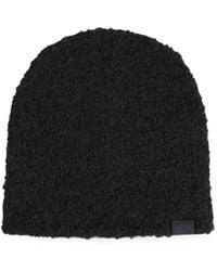 Arte' - Bouclé-Texture Beanie Hat - Lyst