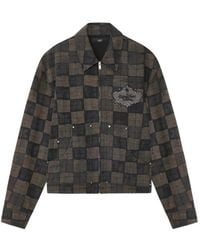 Amiri - チェック デニムジャケット - Lyst
