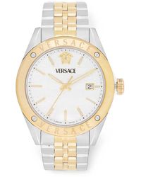 Versace - Two-Tone 41Mm Watch - Lyst