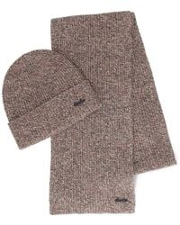 Borsalino - Virgin Wool Beanie Set - Lyst