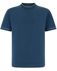 BOGGI - Contrasting-Detail T-Shirt - Lyst