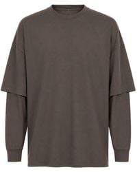 Rick Owens - Layered-Sleeve T-Shirt - Lyst