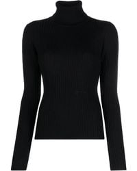 Ganni - Gerippter Pullover - Lyst