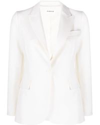P.A.R.O.S.H. - Virgin Wool-Blend Single-Breasted Blazer - Lyst