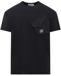 Stone Island - T-Shirt 2100008 En Jersey De Coton Biologique - Lyst