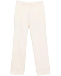 Tagliatore - Pressed-Crease Straight-Leg Trousers - Lyst