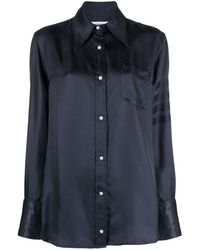 Thom Browne - 4-bar Stripe Long-sleeved Shirt - Lyst