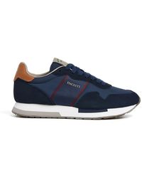 Hackett - Suede Panelled Sneakers - Lyst