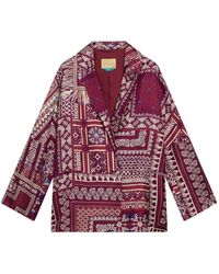 Momoní - Sandia Bis Double-Breasted Jacket - Lyst