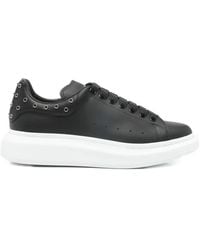 McQueen - Oversized Eyelet-Detail Sneakers - Lyst