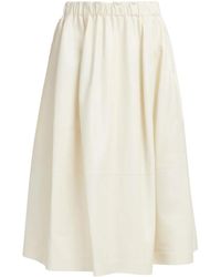 Marni - Midi-Rok Met Elastische Taille - Lyst