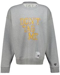 Maison Mihara Yasuhiro - Don'T Tag Me Printed Sweatshirt - Lyst
