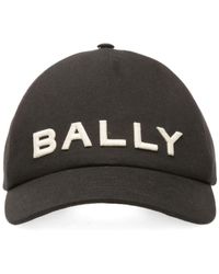 Bally - Logo-embroidered Cotton Baseball Cap - Lyst