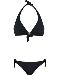 Emporio Armani - Logo-Plaque Bikini Set - Lyst