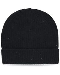 Panicale - Sequin-Embellished Ribbed Beanie Hat - Lyst